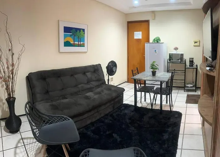 Flat Mobiliado Na Beira Mar